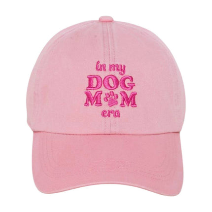 In My Dog Mom Era Embroidered Baseball Cap