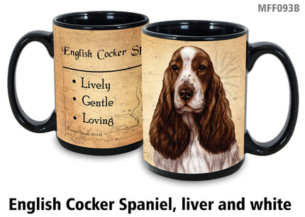 English Cocker Spaniel Liver & White Mug Coffee Cup