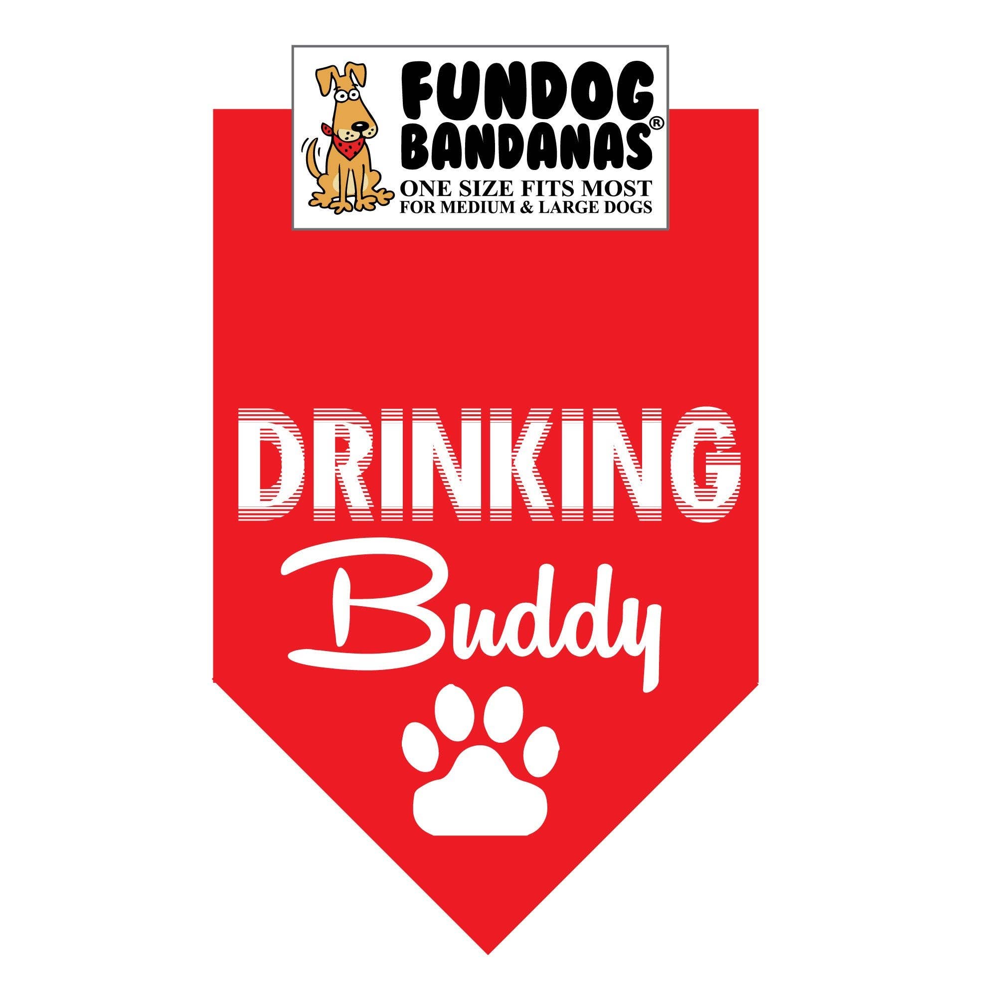 Drinking Buddy Dog Bandana