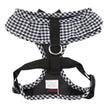 Checkered Ruffle Dog Harness Over-the-Head Vivien