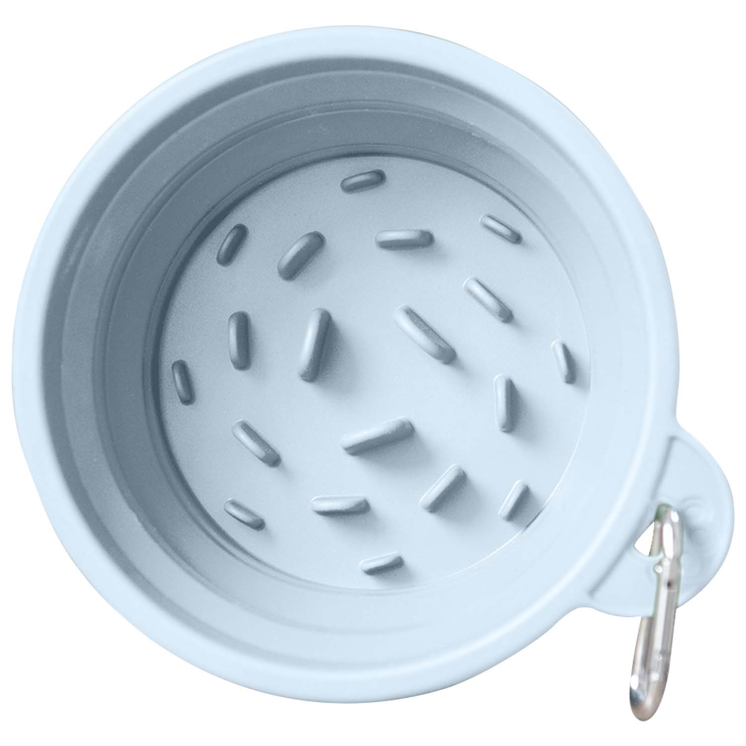 Travel Slow Feeder Dog Bowl with Non-Slip Suction Bottom