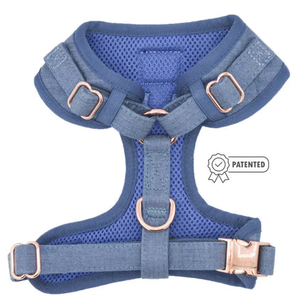 Adjustable Dog Harness - Denim X-Small