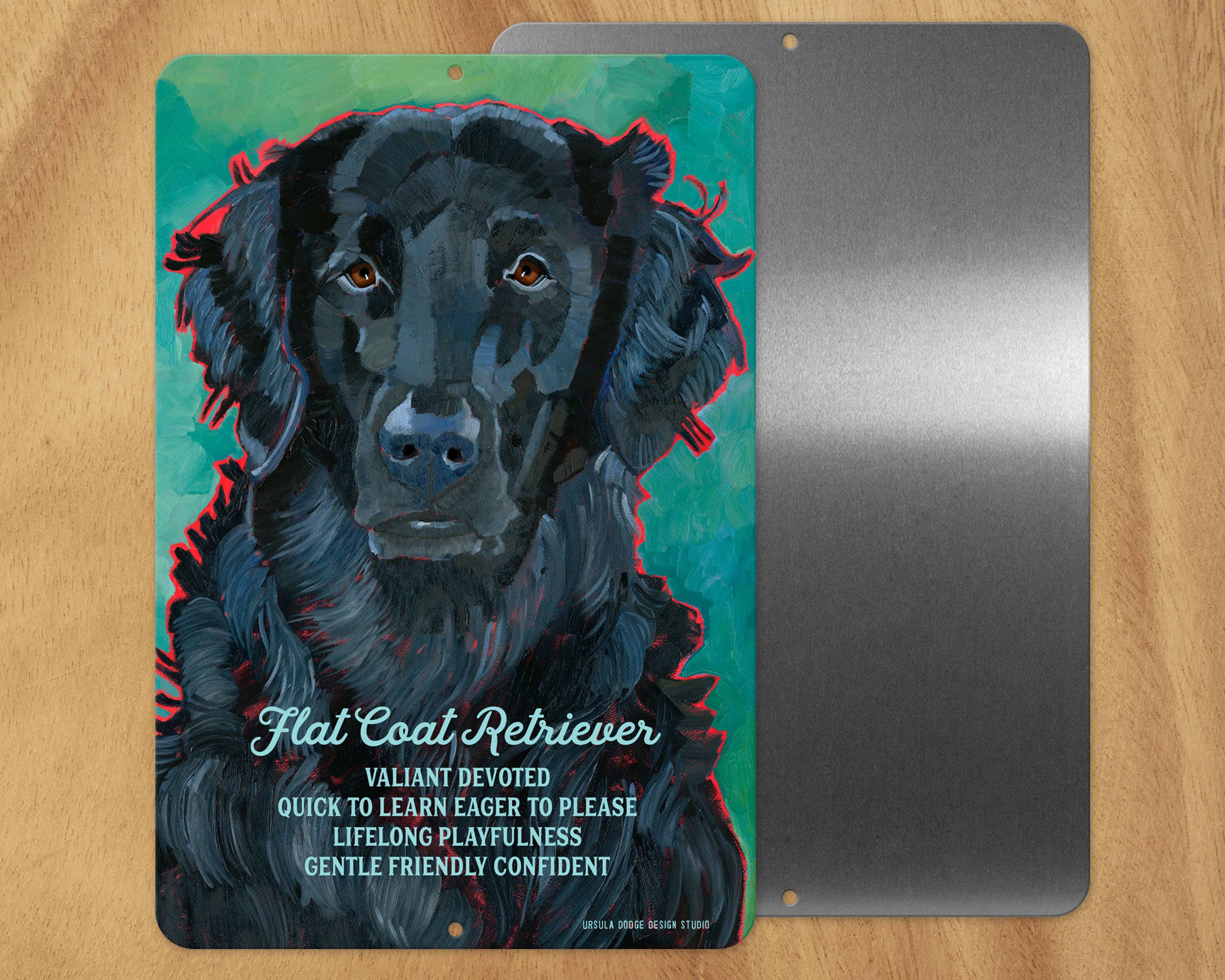 DOG METAL SIGNS A-G