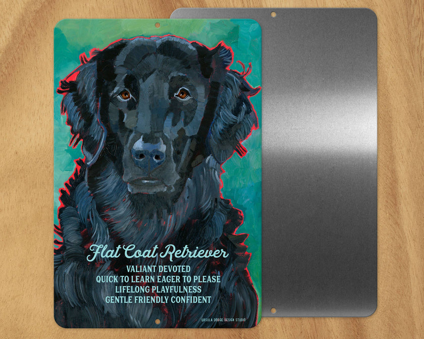 DOG METAL SIGNS A-G