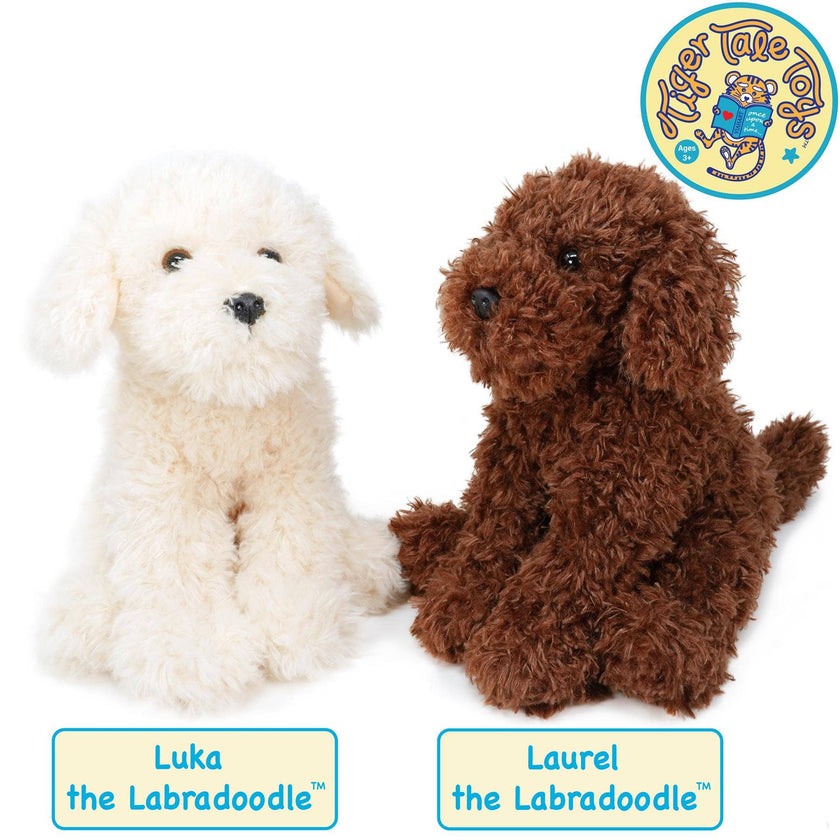 Plush Labradoodle Chocolate Laurel The Labradoodle Stuffed Animal Plush