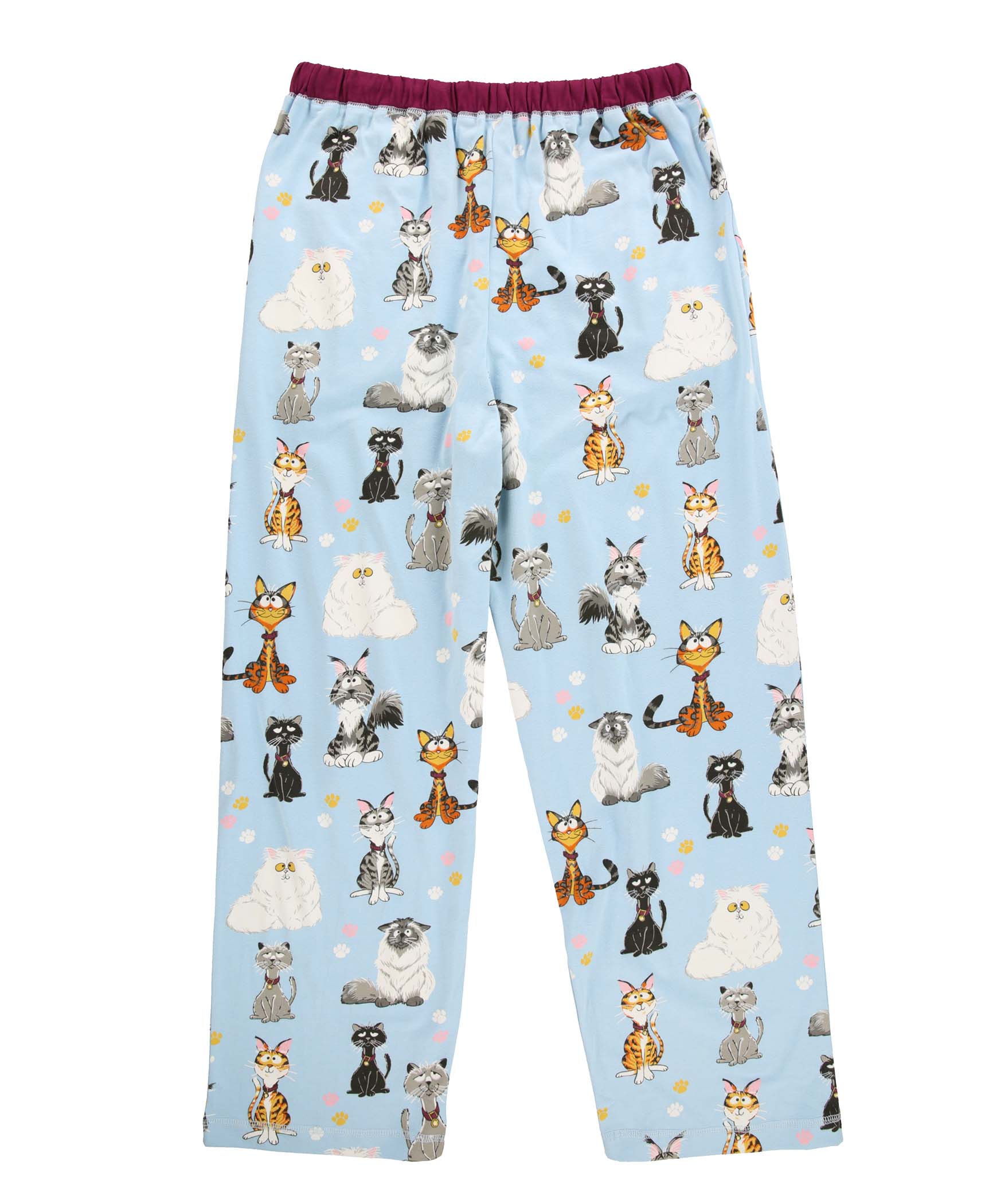 PJ Pants Catitude Blue Women's Pajama Pant