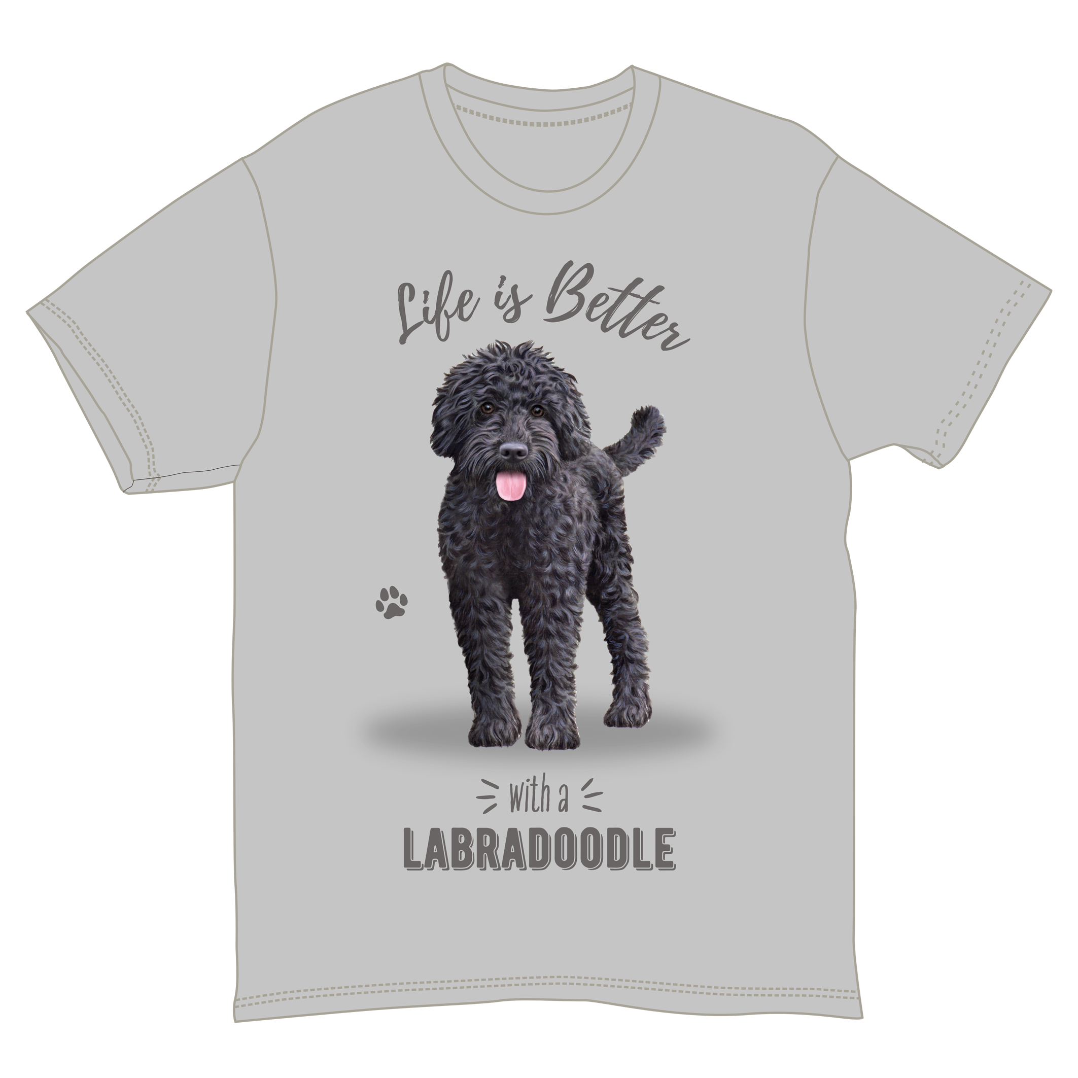 Labradoodle Dog Tee Shirt Unisex