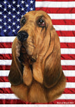 Bloodhound All-American III Garden Flag