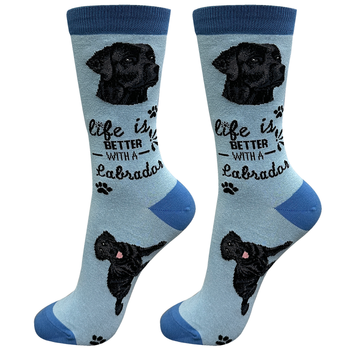 Labrador Black Dog Socks Unisex