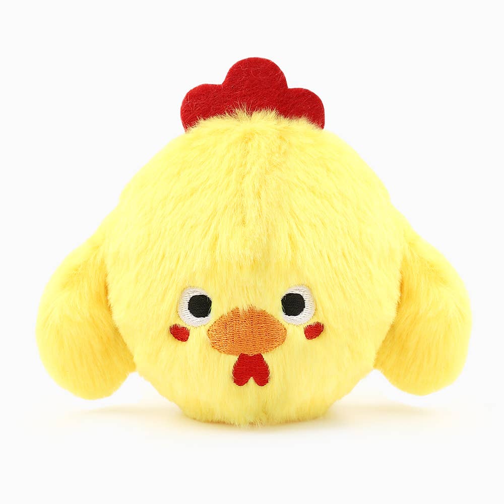 Dog Toy Chick Farm Friendz Plush Layered Hidden Spiky Ball Dog Toy