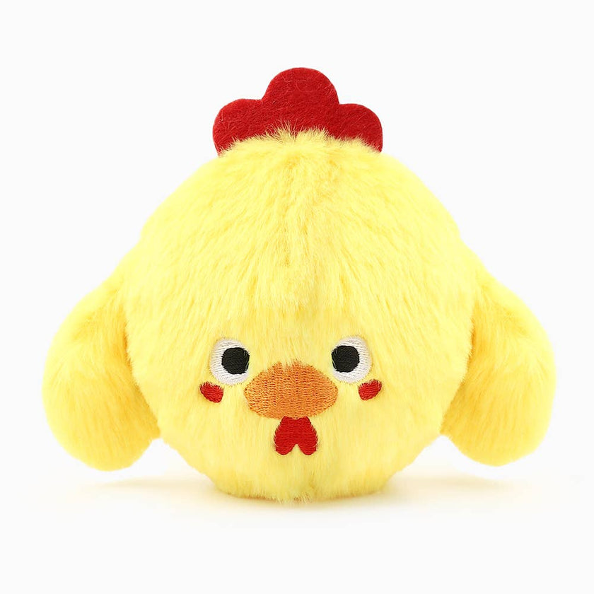 Dog Toy Chick Farm Friendz Plush Layered Hidden Spiky Ball Dog Toy