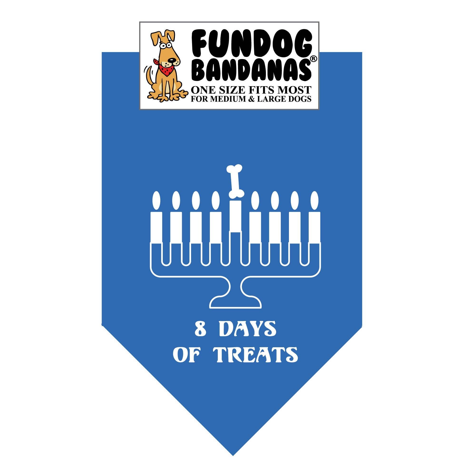 Chanukah Dog Bandanas 8 Days of Treats