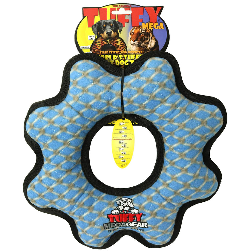 Tuffy Mega Gear Ring Chain, Durable, Tough, Squeaky Dog Toy
