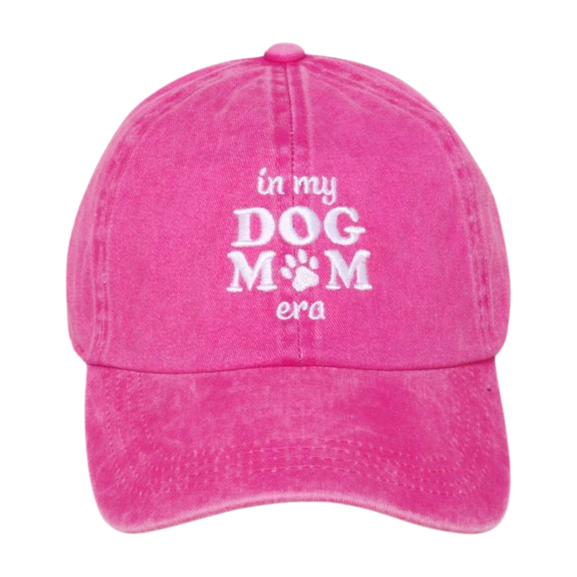 In My Dog Mom Era Embroidered Baseball Cap