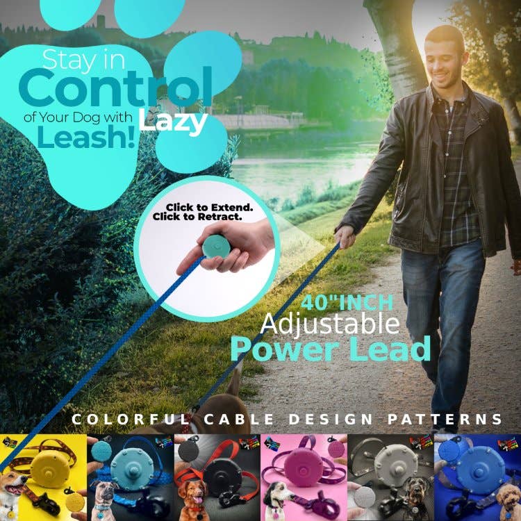 LAZY LEASH! Mini Wearable Clip-On Power Leash!