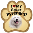 Show off your love for your favorite furry friend with our Great Pyrenees Paw Magnet! Perfect for your car trunk or any magnetic surface, this adorable paw-shaped magnet features a vibrant image of your favorite dog or cat breed. Made from durable, weather-resistant materials, it’s designed to withstand the elements while adding a touch of personality to your vehicle or home. 