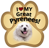 Show off your love for your favorite furry friend with our Great Pyrenees Paw Magnet! Perfect for your car trunk or any magnetic surface, this adorable paw-shaped magnet features a vibrant image of your favorite dog or cat breed. Made from durable, weather-resistant materials, it’s designed to withstand the elements while adding a touch of personality to your vehicle or home. 