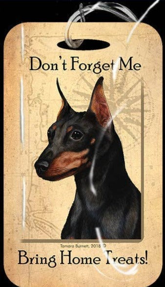 Travel in Style with Our Miniature Pinscher Luggage Tag