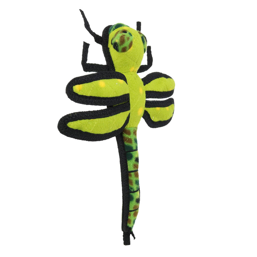 Tuffy Bug Dragonfly Green, Durable, Tough, Squeaky Dog Toy
