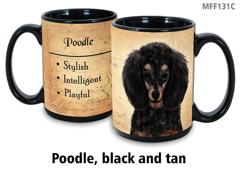 Poodle Black and Tan Mug Coffee Cup