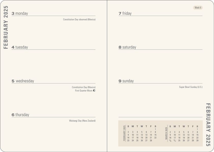 2025 Playful Pups Weekly Planner