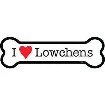 Lowchen - Bone Shaped Magnet