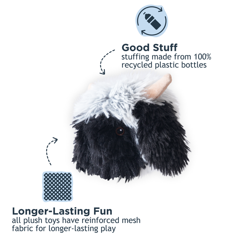 Dog Toy Highland Sheep 2-in-1 Fetch Ball Toy