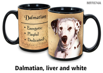 Dalmatian Liver & White Coffee Mug Cup