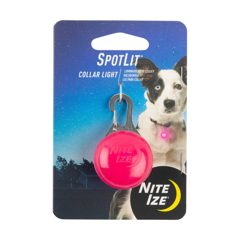 Nite Ize SpotLit Collar Light - Pink