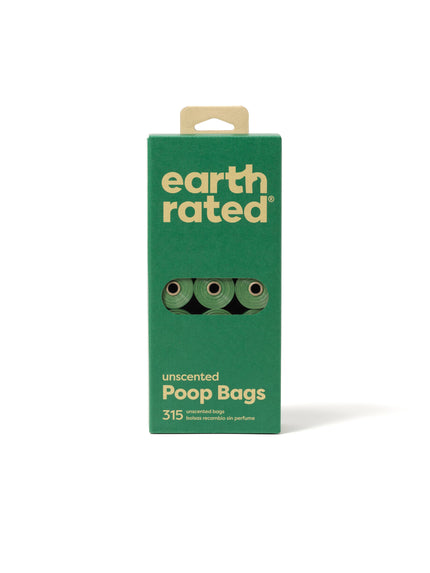 Earth Rated Unscented Poop Bags 315ct on 21 Refill Rolls