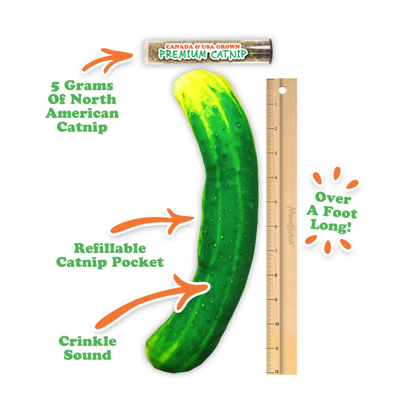 Meowijuana Get Kickin Spicy Pickle Kicker Cat Toy