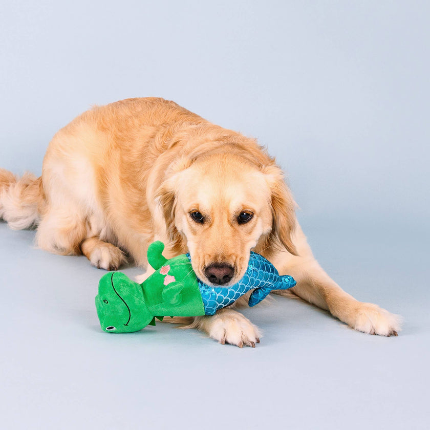 Dog Toy Dinosaur Mermaid Mer-Rex Plush Toy