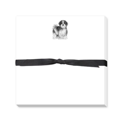 Havanese Black and White Memo Notepad