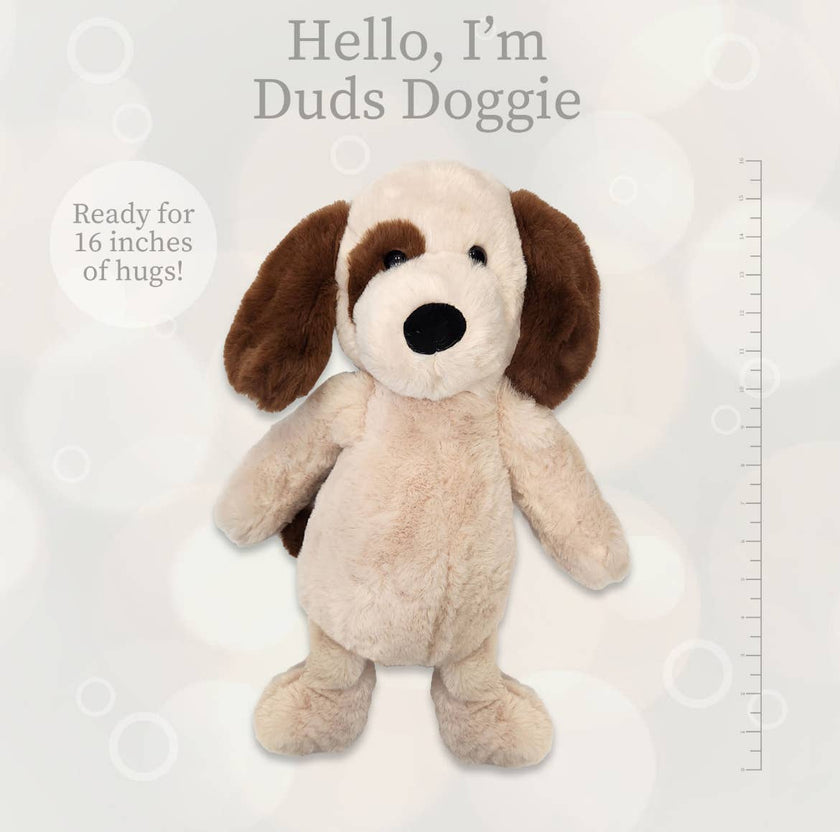 World's Softest 16-inch Duds Doggie Plush Toy for Kids