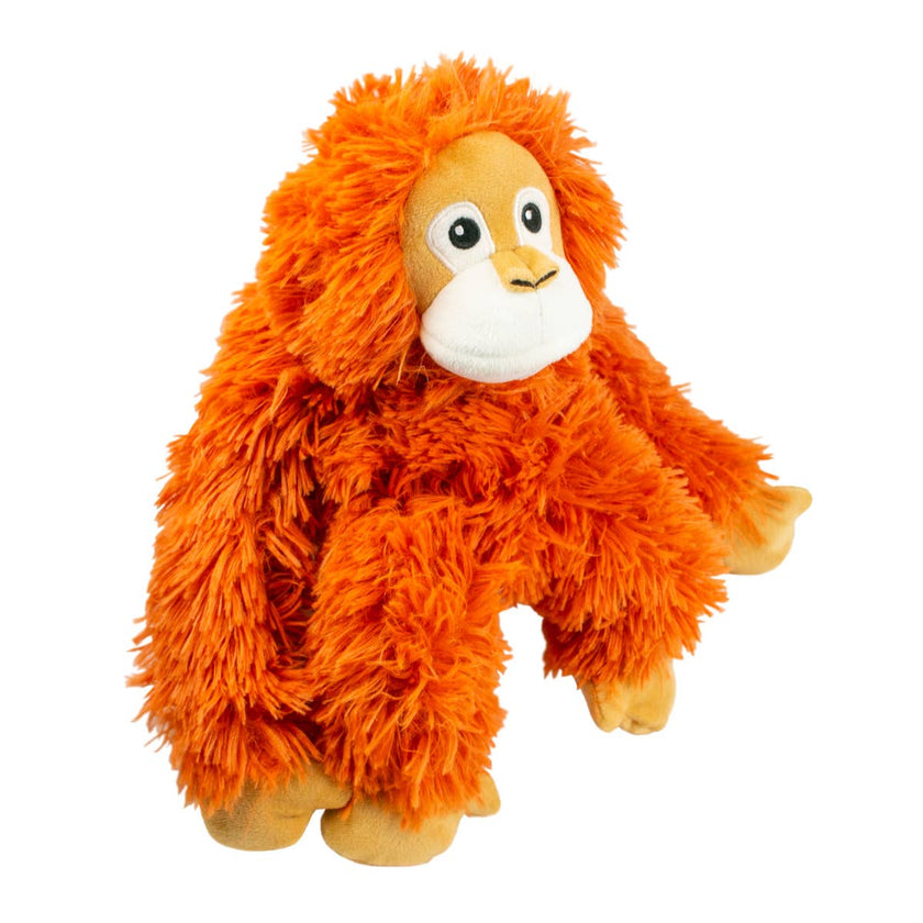 Dog Toy Orangutan Orange Plush Rope Body Toy
