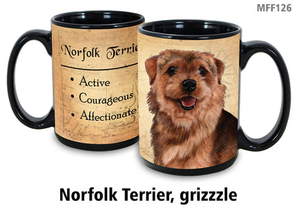 Norfolk Terrier Grizzle Mug Coffee Cup