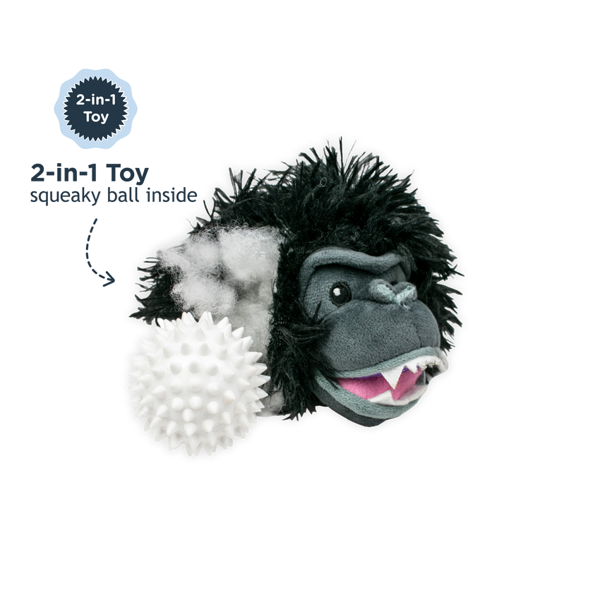 Dog Toy Highland Sheep 2-in-1 Fetch Ball Toy
