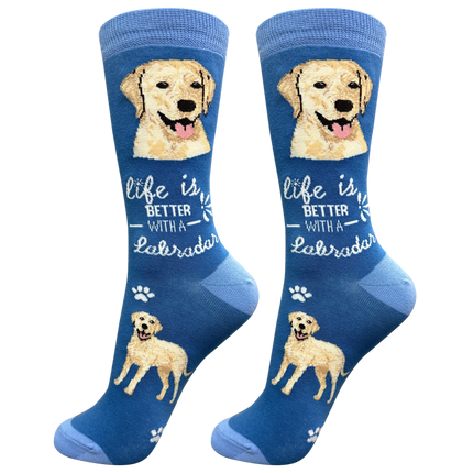 Labrador Yellow Dog Socks Unisex