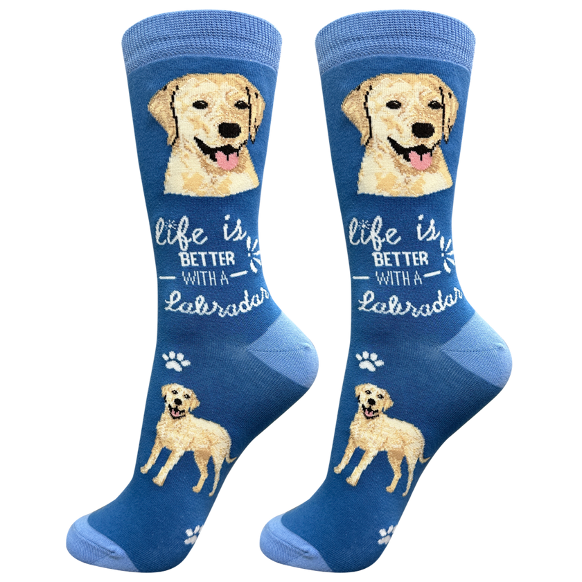 Labrador Yellow Dog Socks Unisex