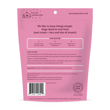 Dog Treat Bocce's Bakery Bone Broth Biscuits Dog Treats 5oz
