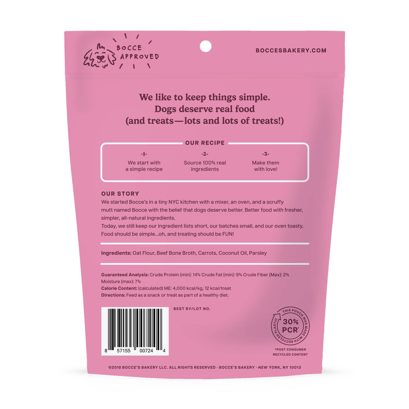 Dog Treat Bocce's Bakery Bone Broth Biscuits Dog Treats 5oz