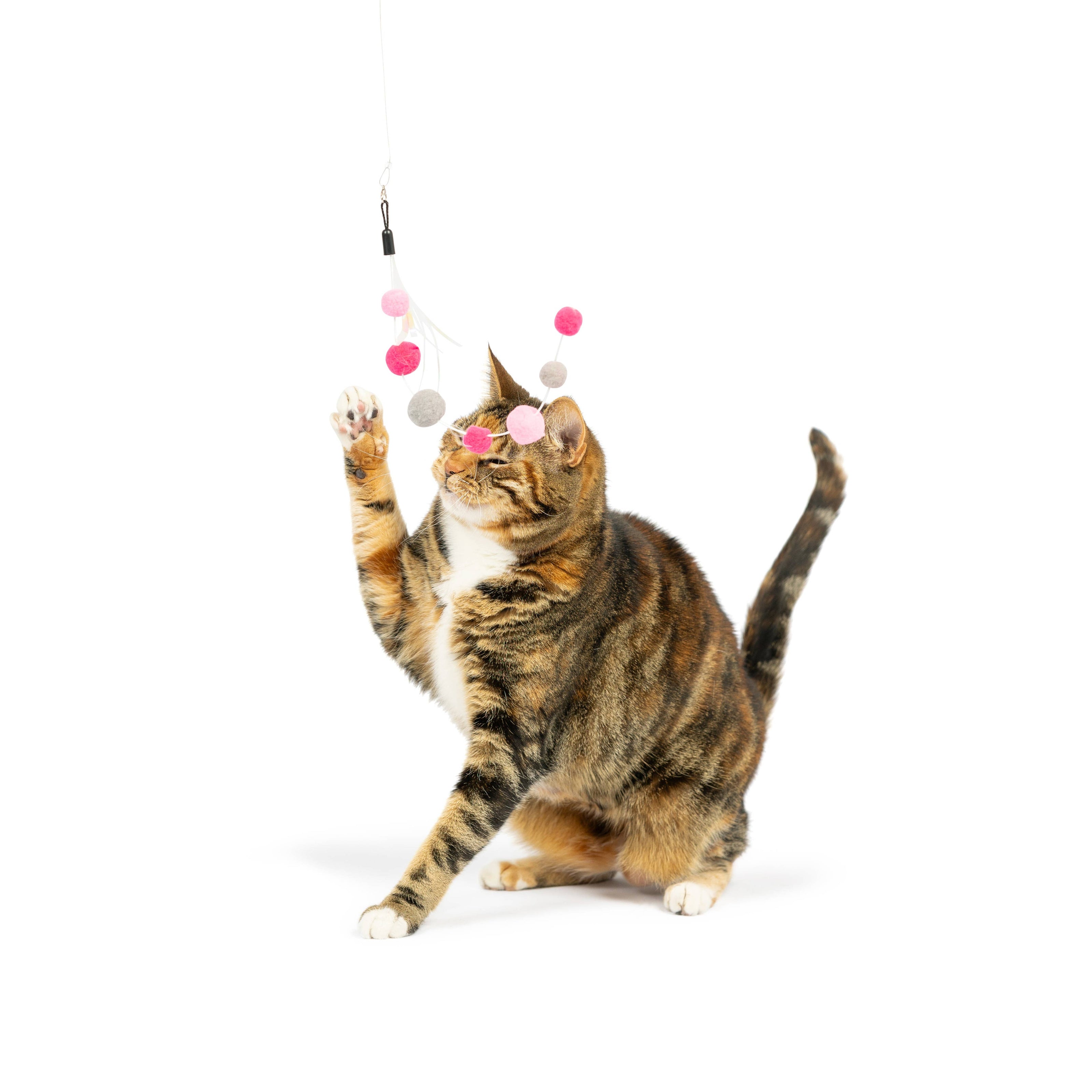 Pink Mouse Tails Teasers 3pk Cat Wand Refill