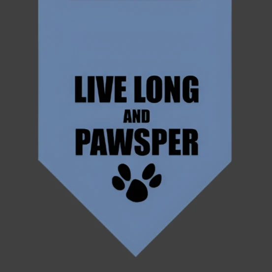 Live Long and Pawsper Dog Bandana