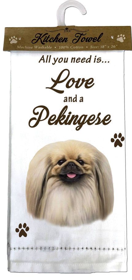 Pekingese Kitchen Towel