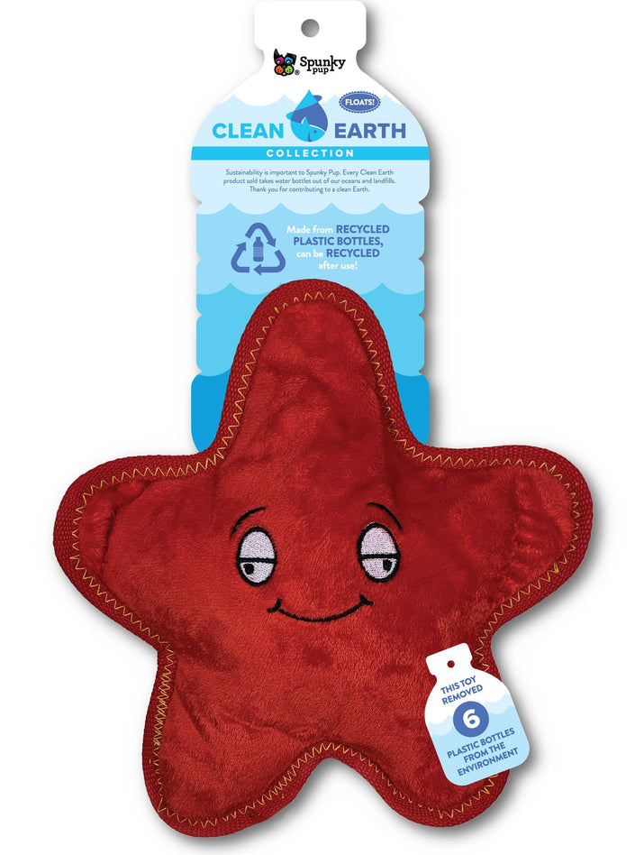 Dog Toy Clean Earth Recycled Floating Plush Toys 100% Sustainable