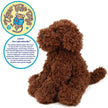 Plush Labradoodle Chocolate Laurel The Labradoodle Stuffed Animal Plush