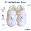 Bichon Frise Dog Pet Lovers Comfy Snuggs Slippers