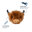Highland Cow 2-in-1 Fetch Ball Dog Toy