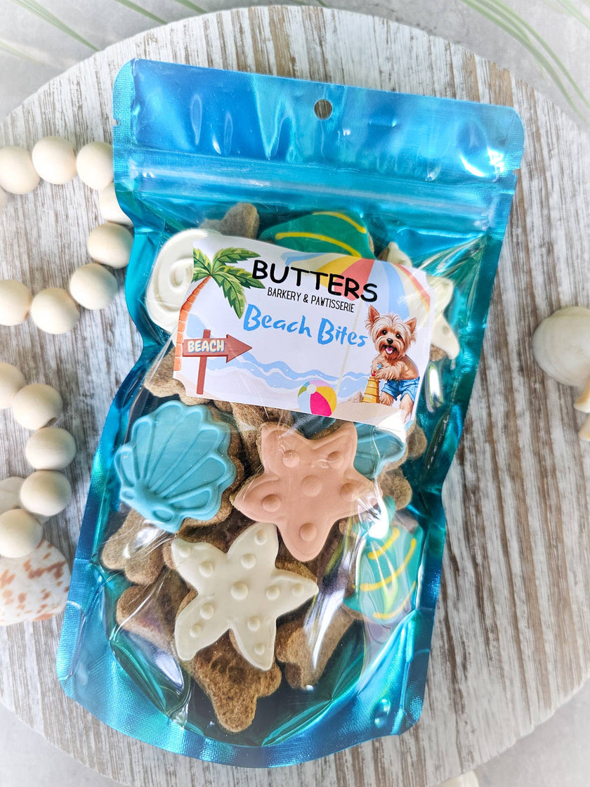 Dog Treat Cookies Beach Bites Gift Bag
