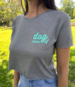 Dog Mom AF Crop Shirt